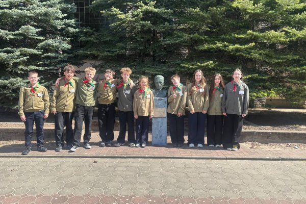 Военно-патриотическая игра «Зарница» в гимназии №1 города Волковыска