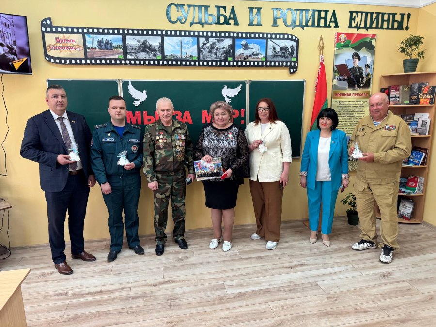 Открытие военно-патриотического кабинета